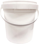 E. Hofmann Plastics - 1G Pail With Tamper Evident Seal and Plastic Handle - White