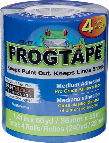 Shurtape - Blue FrogTape Pro Grade Painter's Tape 4pk