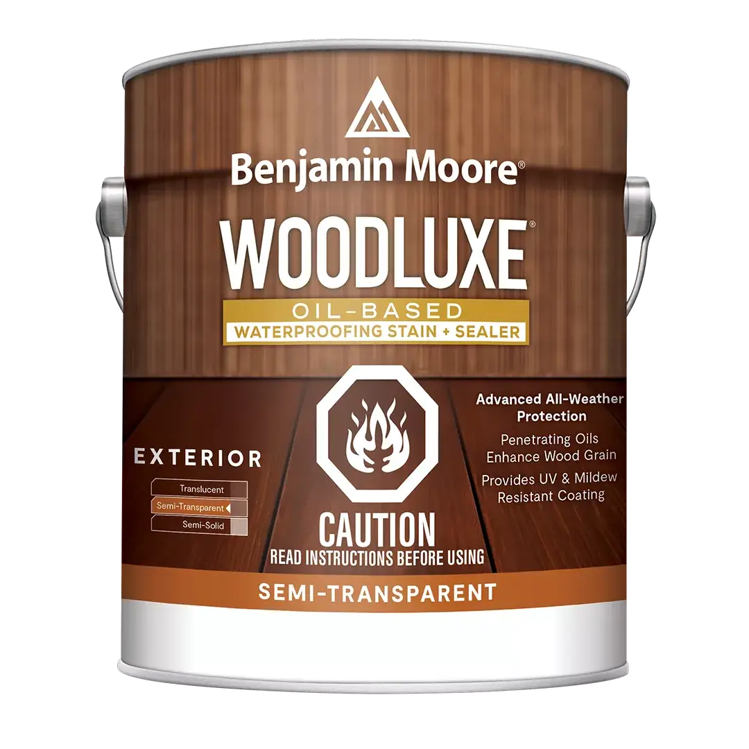 Woodluxe oil-based waterproofing stain and sealer